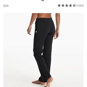 VUORI Women’s Halo Wide Leg Pants - Black XS Worn once. Excellent used condition